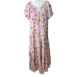 Sundance Women’s  Floral Tiered Dress. Size XXL
